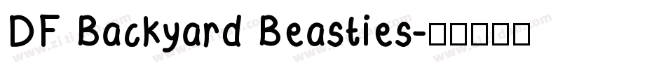 DF Backyard Beasties字体转换